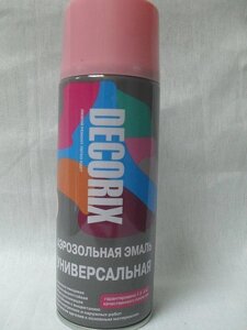 Аэрозольная краска розовый