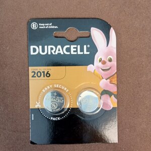 Батарейка duracell CR2016 ( 2 шт.)