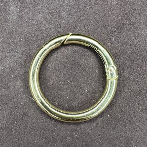 Кольцо-карабин №19 d32 F мм золото