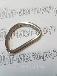 Рамка №49 сумочная полукольцо GFM ring (ф4*25*19) 25мм антик (10шт)