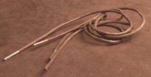Шнурки круглые вощенные 3мм 70см коричневый