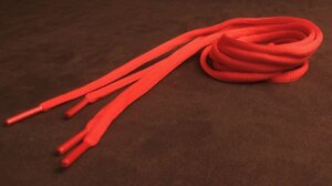 Шнурки спортивные 120см красный