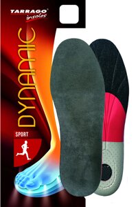 T -Стельки спортивные каркасные Dynamic, микрофибра р. 43/44