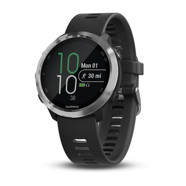 Часы Garmin Forerunner 645 Music с черным ремешком от компании АльПром - фото 1