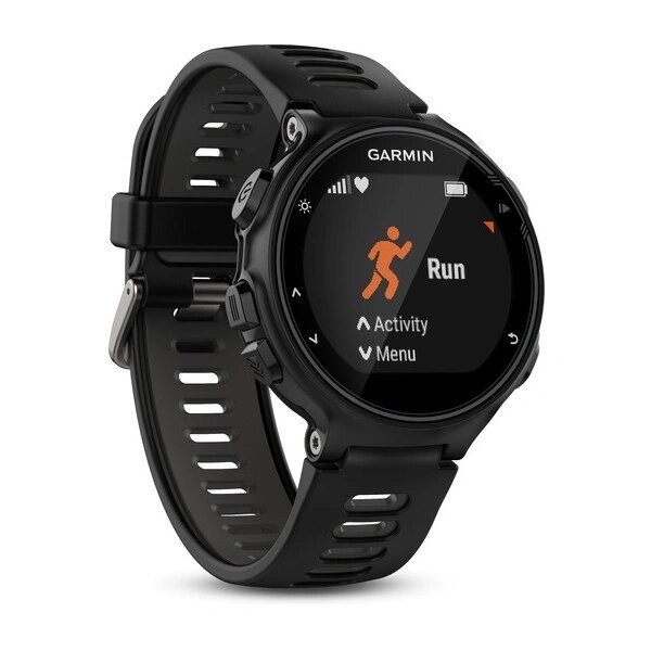 Часы Garmin Forerunner 735XT HRM-Tri-Swim черно-серые от компании АльПром - фото 1