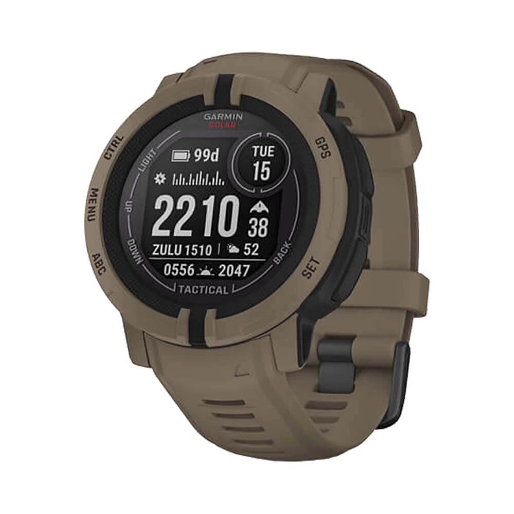 Часы Garmin Instinct 2 Solar Tactical коричневый от компании АльПром - фото 1