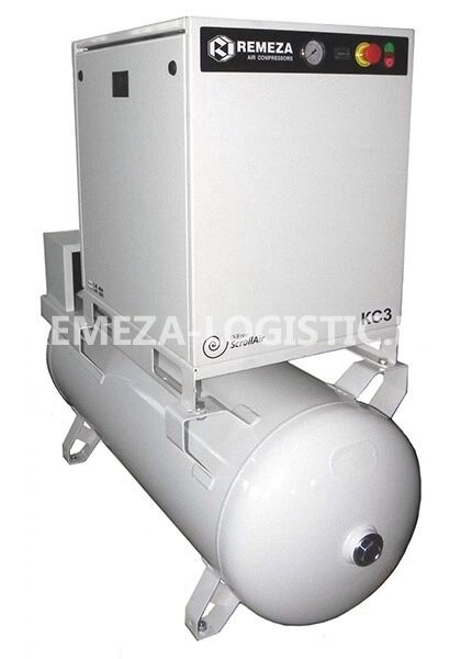 Cпиральный компрессор REMEZA КС3-10-270АД с холодильным осушителем от компании АльПром - фото 1