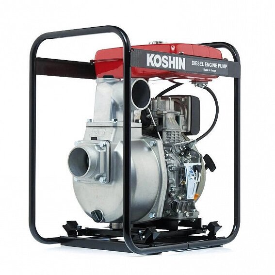Дизельная мотопомпа для загрязненных вод Koshin SEY-100D от компании АльПром - фото 1