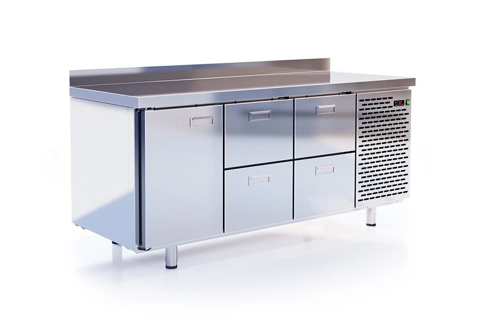 Холодильный стол EQTA Smart СШС-2,2 GN-1850 нержавейка от компании АльПром - фото 1