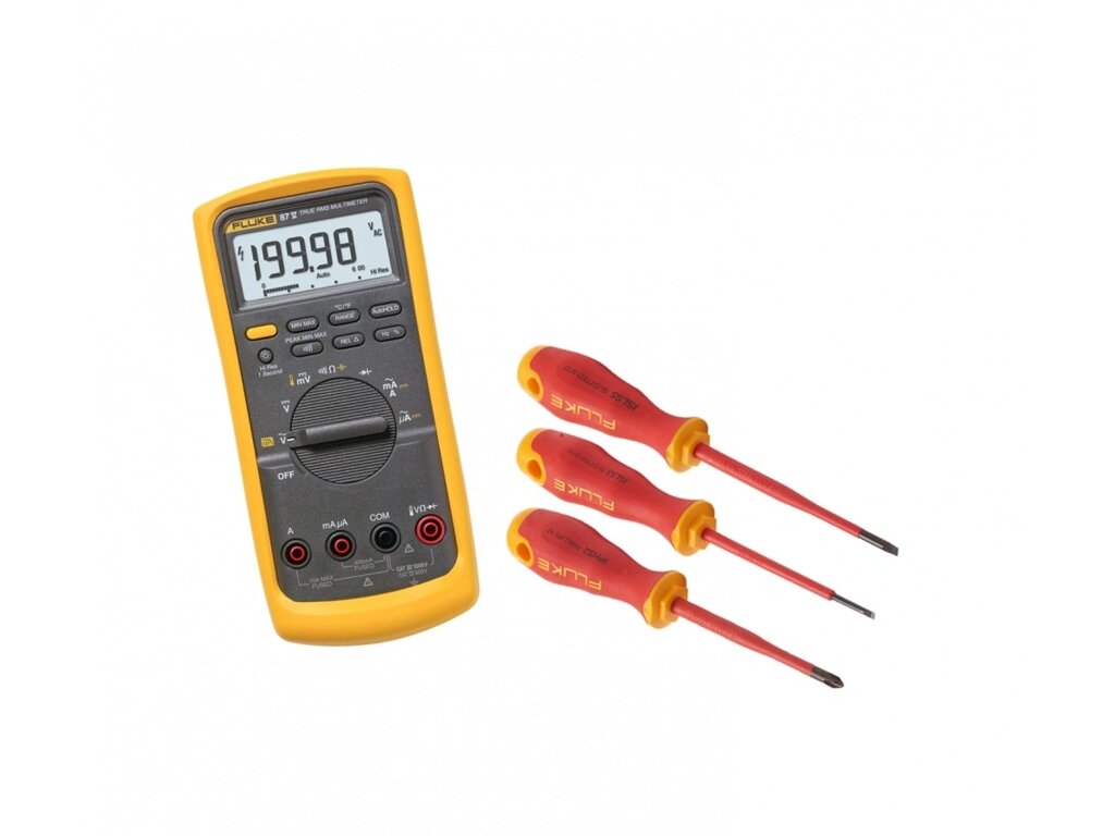 Комплект Fluke IB875KEUR - мультиметр Fluke 87V с набором инструментов от компании АльПром - фото 1