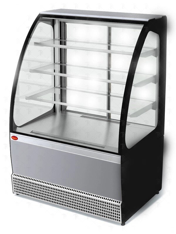 Кондитерская холодильная витрина Марихолодмаш ВХСд VS-0,95 Veneto, нержавейка от компании АльПром - фото 1