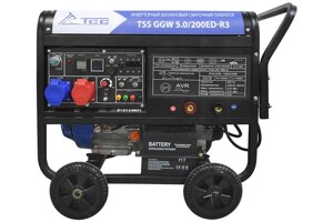 Инверторный бензиновый сварочный генератор TSS GGW 5.0/200ED-R