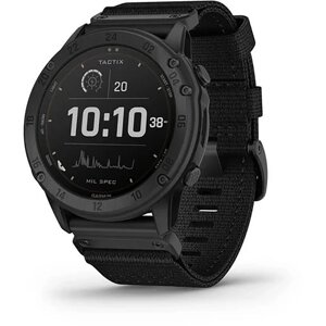 Часы Garmin Tactix Delta - Solar Ballistics с черным нейлоновым ремешком