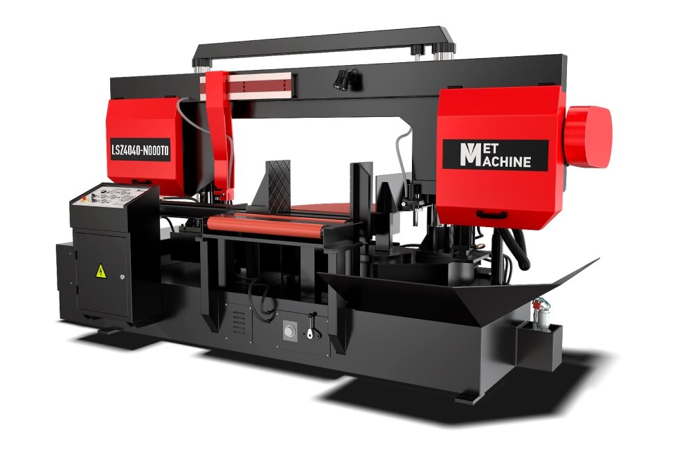 Полуавтоматический ленточнопильный станок с поворотной рамой LSZ4040-N000T0 от компании АльПром - фото 1