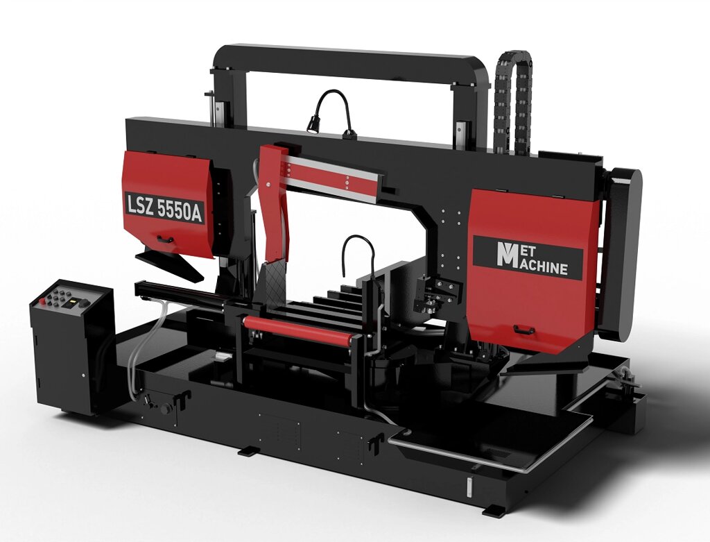 Полуавтоматический ленточнопильный станок с поворотной рамой LSZ5550A от компании АльПром - фото 1