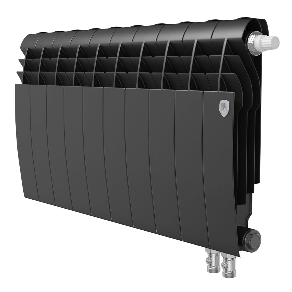 Радиатор Royal Thermo BiLiner 350 /Noir Sable VR - 10 секц. от компании АльПром - фото 1