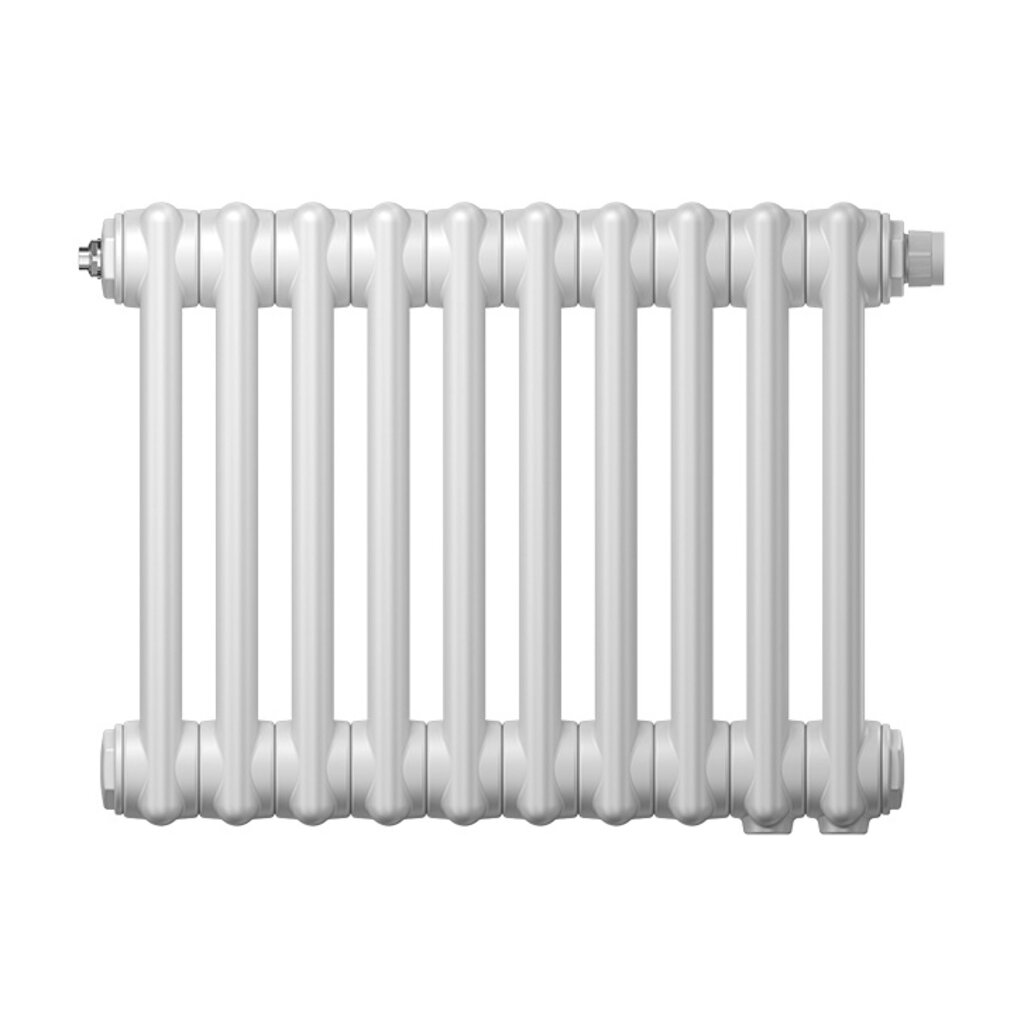 Радиатор труб. Zehnder Charleston 2050, 12 сек. 1/2 ниж. подк. RAL9016 (кроншт. в компл) от компании АльПром - фото 1
