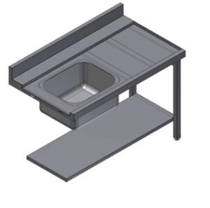 Стол для посудомоечной машины Kayman СПМ-111/1207 Л от компании АльПром - фото 1
