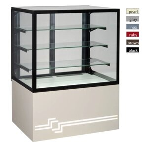 Витрина кондитерская охлаждаемая UNIS Cube II 600, Pearl White