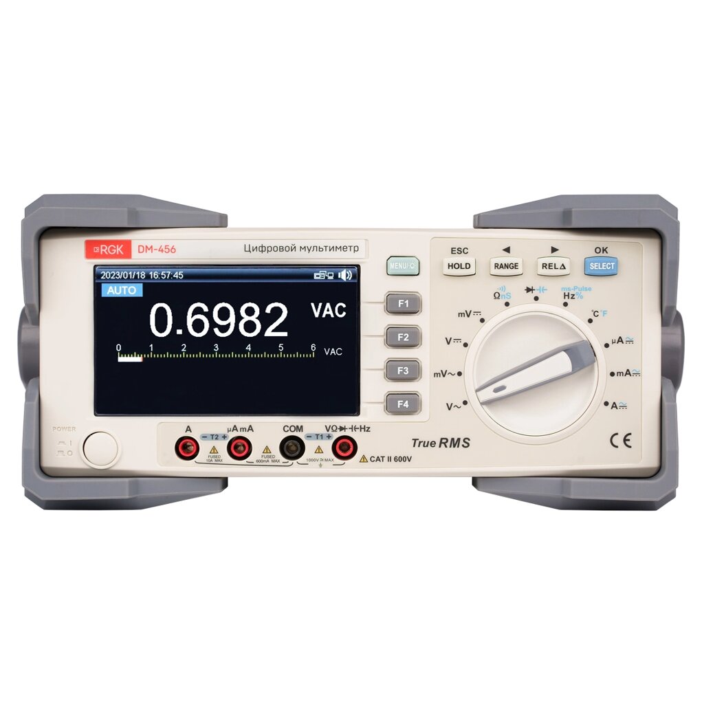 Цифровой мультиметр RGK DM-456 от компании ООО "АССЕРВИС" лабораторное оборудование и весы по низким ценам. - фото 1