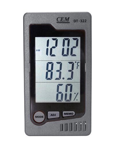 DT-322 термогигрометр от компании ООО "АССЕРВИС" лабораторное оборудование и весы по низким ценам. - фото 1