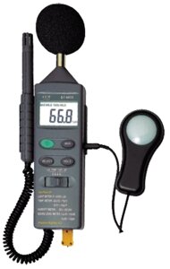DT-8820 измеритель параметров среды (шумомер, люксметр, термогигрометр)