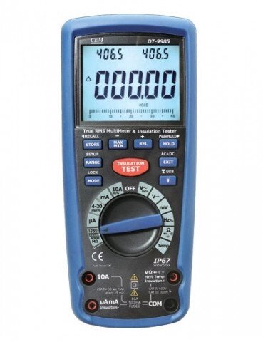 DT-9985 Измеритель сопротивления изоляции с True RMS мультиметром от компании ООО "АССЕРВИС" лабораторное оборудование и весы по низким ценам. - фото 1