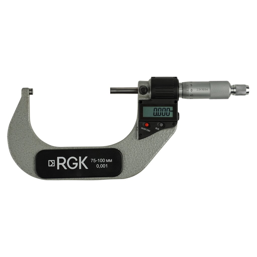 Электронный микрометр RGK MC-100 от компании ООО "АССЕРВИС" лабораторное оборудование и весы по низким ценам. - фото 1