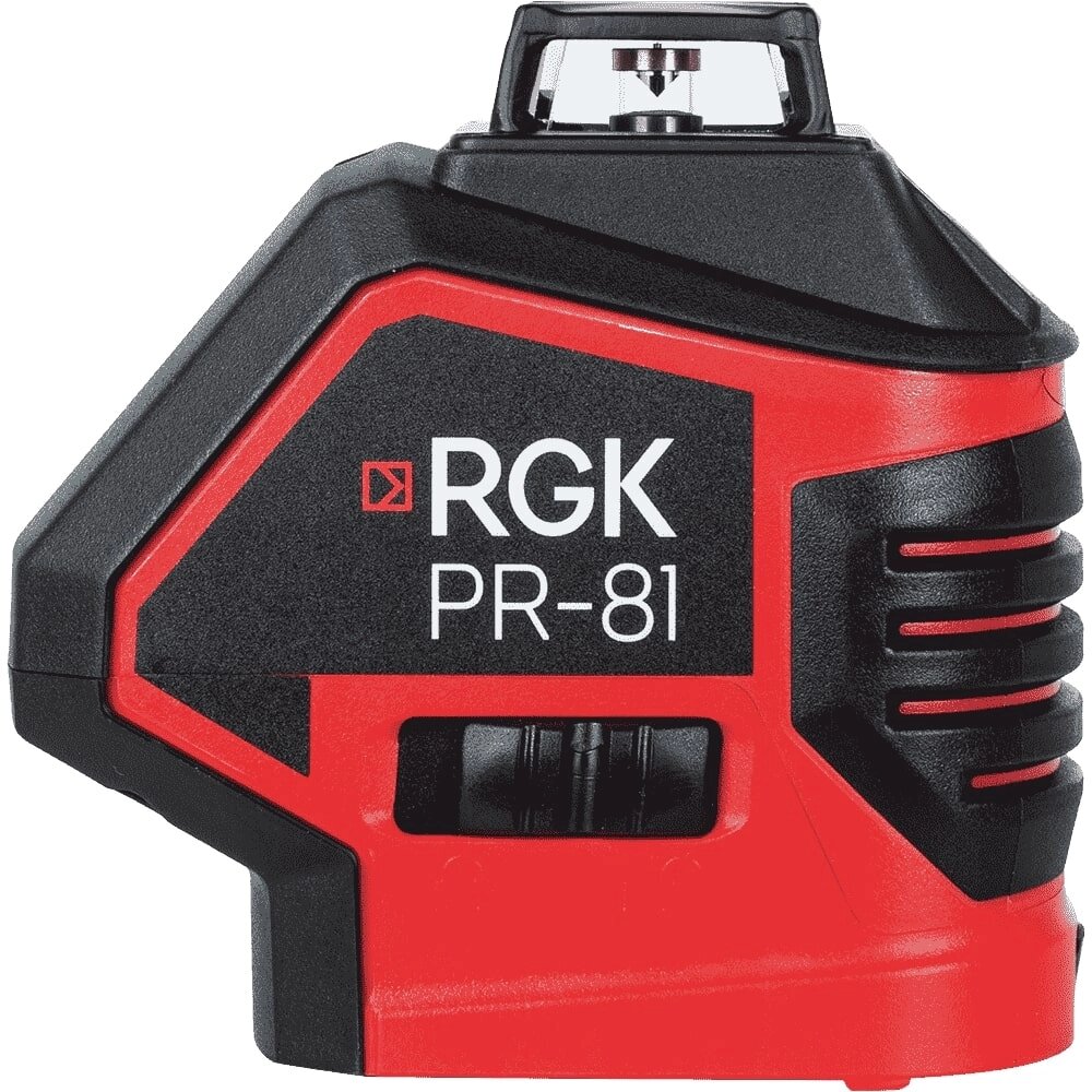 Комплект: лазерный уровень RGK PR-81 + штанга-упор RGK CG-2 от компании ООО "АССЕРВИС" лабораторное оборудование и весы по низким ценам. - фото 1