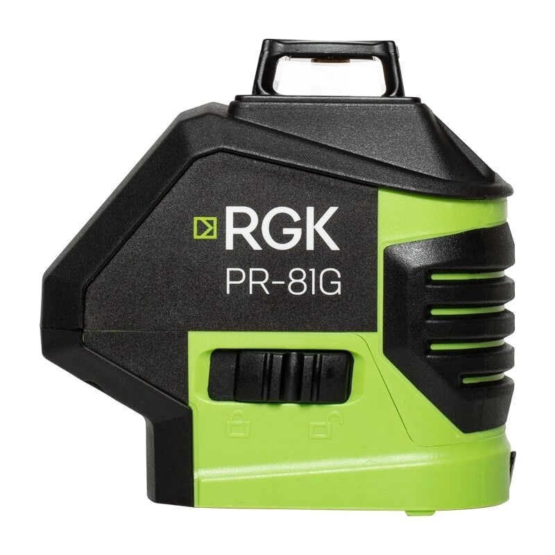Комплект: лазерный уровень RGK PR-81G + штанга-упор от компании ООО "АССЕРВИС" лабораторное оборудование и весы по низким ценам. - фото 1
