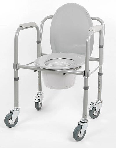 Кресло-туалет компактный арт. 10581Ca от компании ООО "АССЕРВИС" лабораторное оборудование и весы по низким ценам. - фото 1