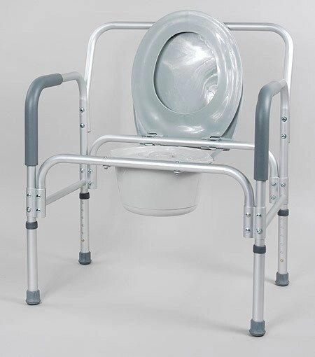 Кресло-туалет компактный арт. 10589 от компании ООО "АССЕРВИС" лабораторное оборудование и весы по низким ценам. - фото 1