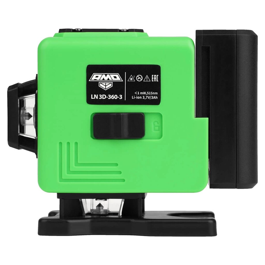 Лазерный уровень AMO LN 3D-360-3 с зеленым лучом от компании ООО "АССЕРВИС" лабораторное оборудование и весы по низким ценам. - фото 1