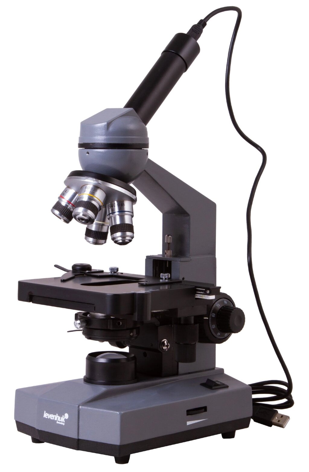 Микроскоп цифровой Levenhuk D320L BASE, 3 Мпикс, монокулярный от компании ООО "АССЕРВИС" лабораторное оборудование и весы по низким ценам. - фото 1