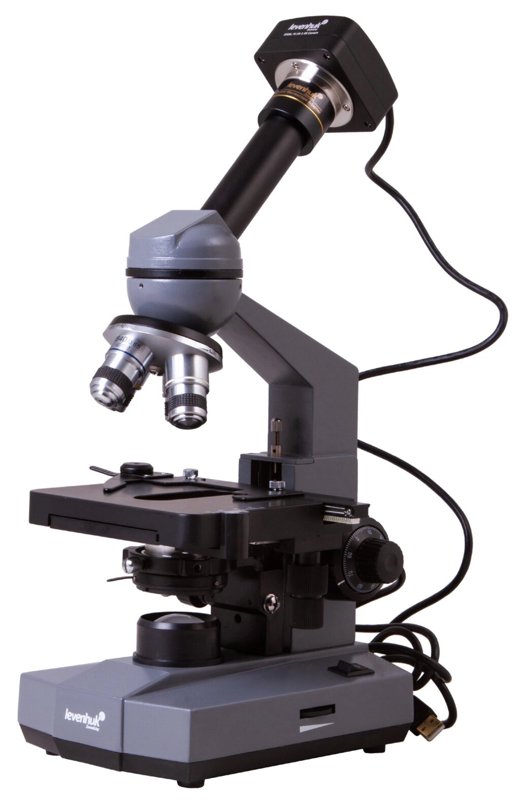 Микроскоп цифровой Levenhuk D320L PLUS, 3,1 Мпикс, монокулярный от компании ООО "АССЕРВИС" лабораторное оборудование и весы по низким ценам. - фото 1