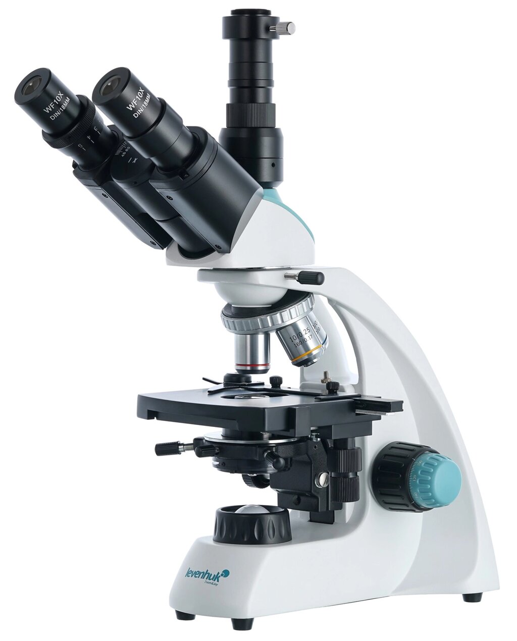 Микроскоп цифровой Levenhuk D400T, 3,1 Мпикс, тринокулярный от компании ООО "АССЕРВИС" лабораторное оборудование и весы по низким ценам. - фото 1