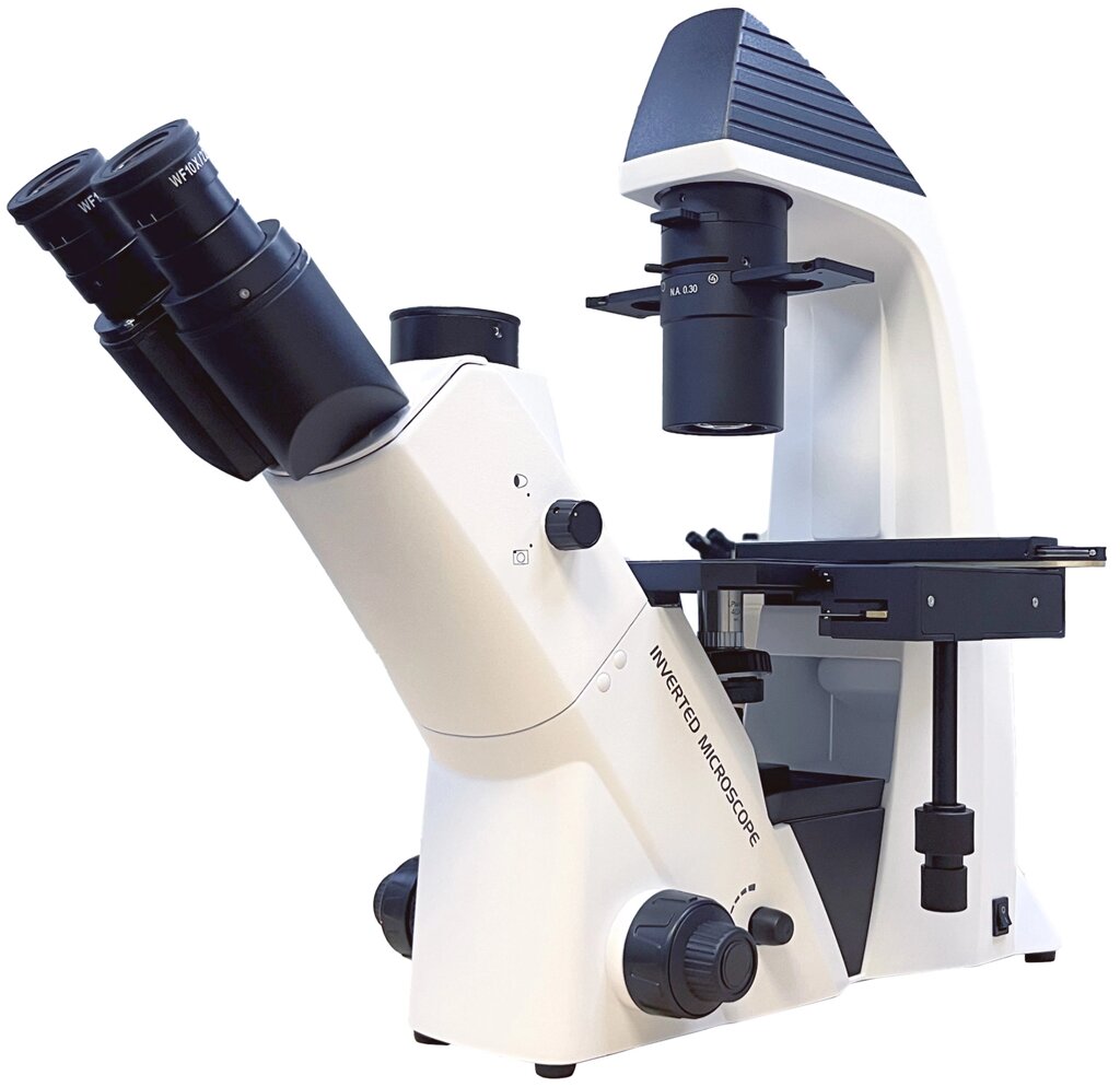Микроскоп инвертированный Levenhuk MED IM400 от компании ООО "АССЕРВИС" лабораторное оборудование и весы по низким ценам. - фото 1
