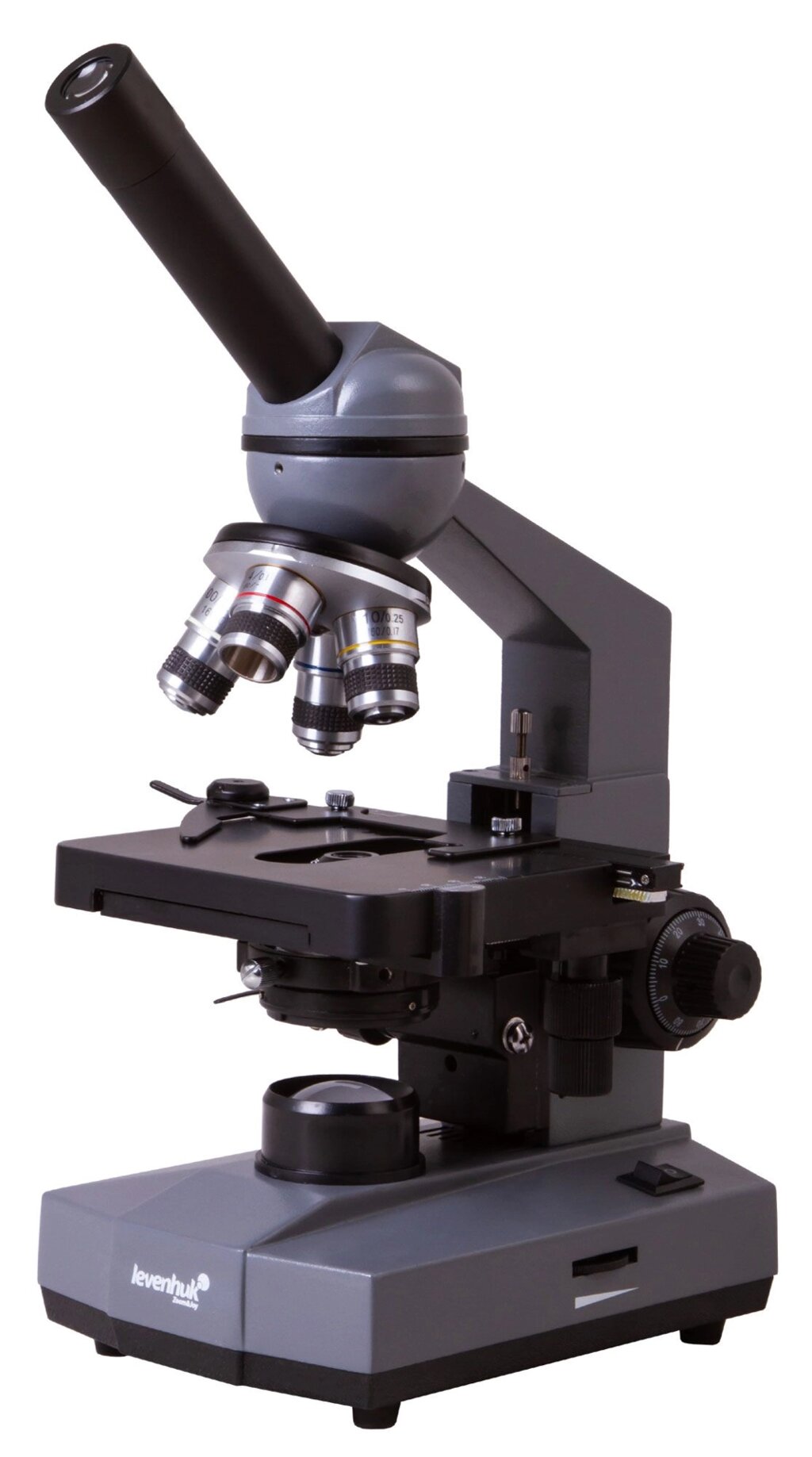 Микроскоп Levenhuk 320 BASE, монокулярный от компании ООО "АССЕРВИС" лабораторное оборудование и весы по низким ценам. - фото 1