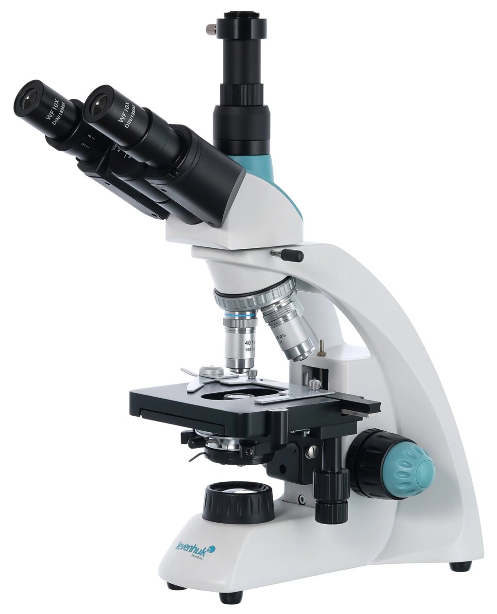 Микроскоп Levenhuk 500T, тринокулярный от компании ООО "АССЕРВИС" лабораторное оборудование и весы по низким ценам. - фото 1