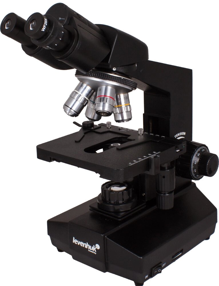Микроскоп Levenhuk 850B, бинокулярный от компании ООО "АССЕРВИС" лабораторное оборудование и весы по низким ценам. - фото 1