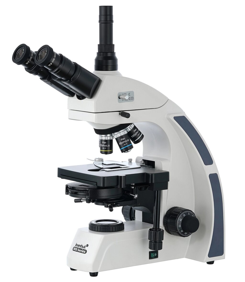 Микроскоп Levenhuk MED 45T, тринокулярный от компании ООО "АССЕРВИС" лабораторное оборудование и весы по низким ценам. - фото 1