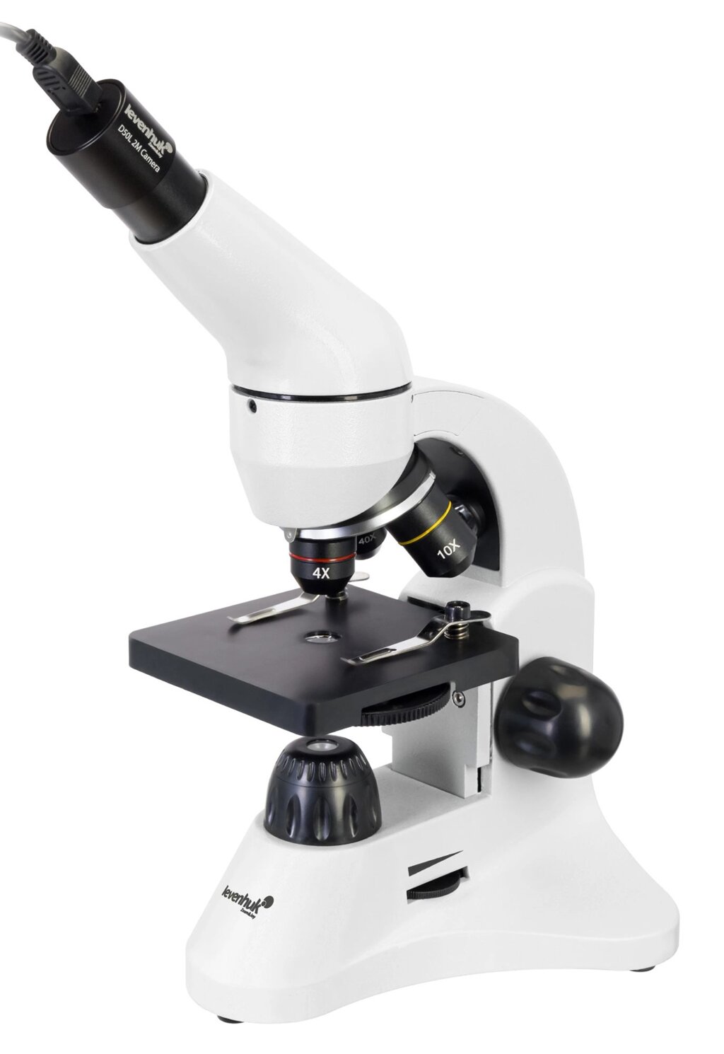 Микроскоп Levenhuk Rainbow D50L PLUS, 2 Мпикс, Moonstone\Лунный камень от компании ООО "АССЕРВИС" лабораторное оборудование и весы по низким ценам. - фото 1
