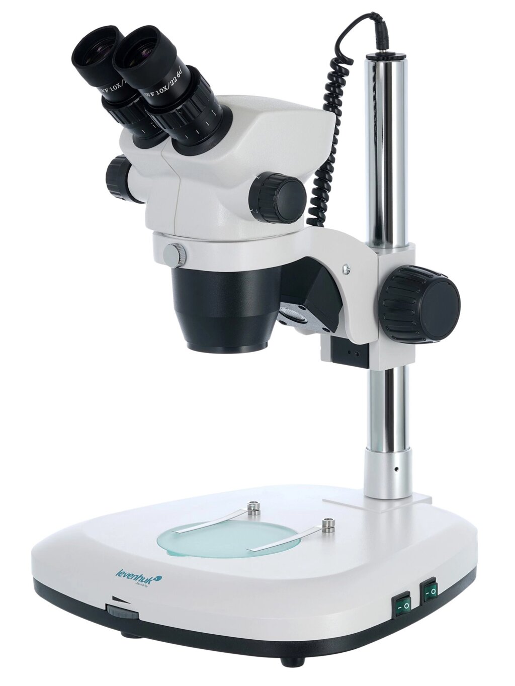 Микроскоп Levenhuk ZOOM 1B, бинокулярный от компании ООО "АССЕРВИС" лабораторное оборудование и весы по низким ценам. - фото 1