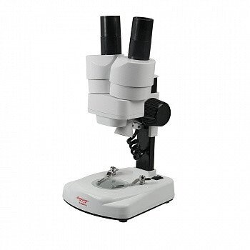 Микроскоп Микромед Атом 20x в кейсе от компании ООО "АССЕРВИС" лабораторное оборудование и весы по низким ценам. - фото 1
