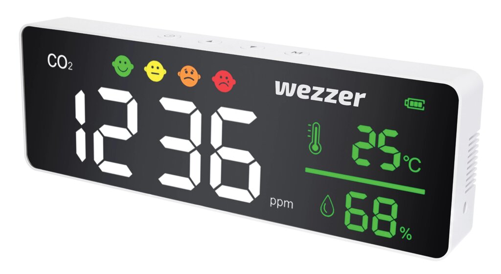Монитор качества воздуха Levenhuk Wezzer Air MC50 от компании ООО "АССЕРВИС" лабораторное оборудование и весы по низким ценам. - фото 1