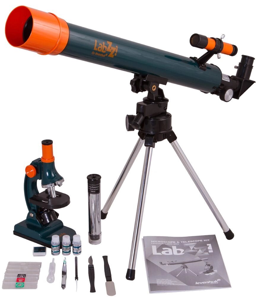 Набор Levenhuk LabZZ MT2: микроскоп и телескоп от компании ООО "АССЕРВИС" лабораторное оборудование и весы по низким ценам. - фото 1