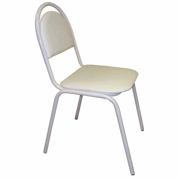 Офисный стул СМ 8 V5 (к/з белый мрамор, каркас белый) от компании ООО "АССЕРВИС" лабораторное оборудование и весы по низким ценам. - фото 1
