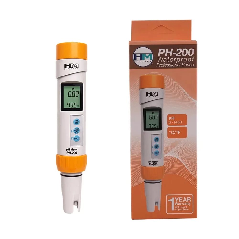 PH-200 pH-метр профессиональный в водозащищенном исполнении от компании ООО "АССЕРВИС" лабораторное оборудование и весы по низким ценам. - фото 1