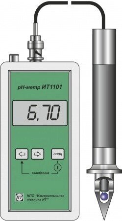 pH-метр ИТ-1101 с ножом для мяса от компании ООО "АССЕРВИС" - фото 1