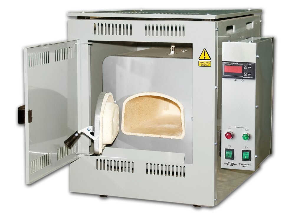 ПМ-10 печь муфельная керамика 1000С 6,5 л от компании ООО "АССЕРВИС" лабораторное оборудование и весы по низким ценам. - фото 1
